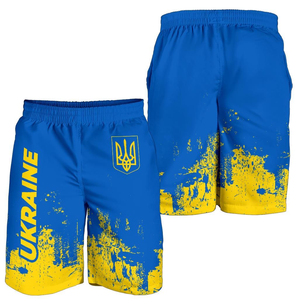 Ukraine Men Shorts Smudge Style RLT7