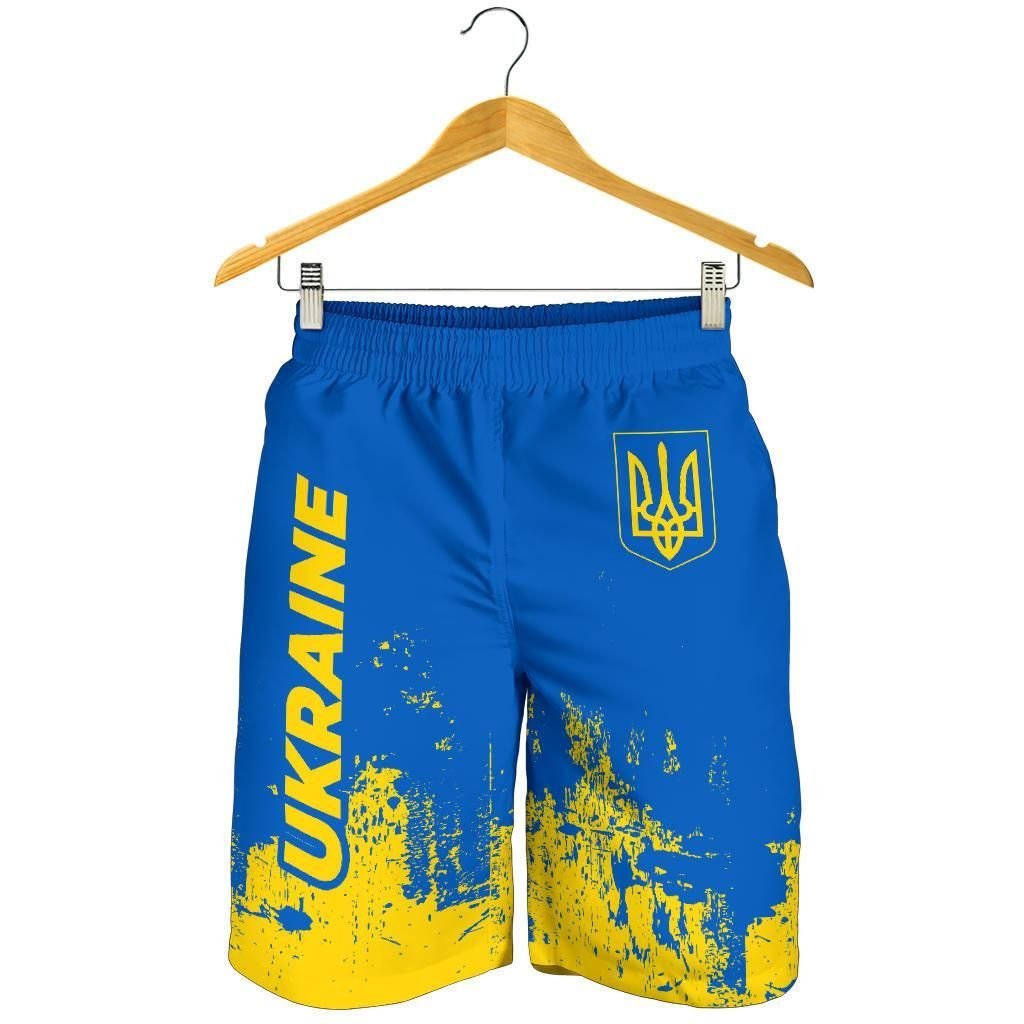 Ukraine Men Shorts Smudge Style RLT7