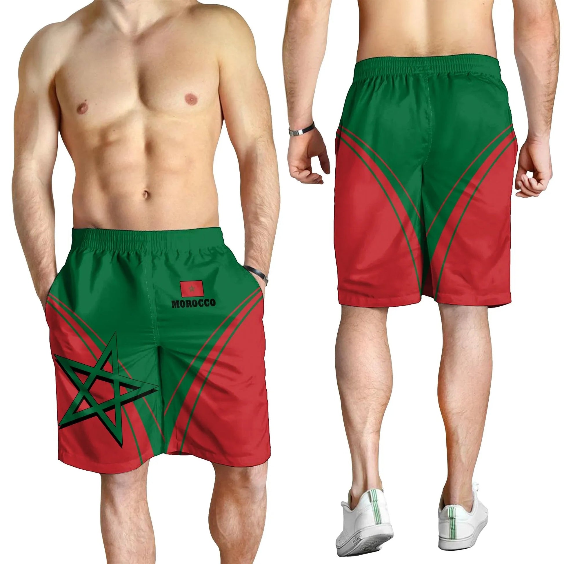 Morocco Men's Shorts Moroccan Pride RLT7