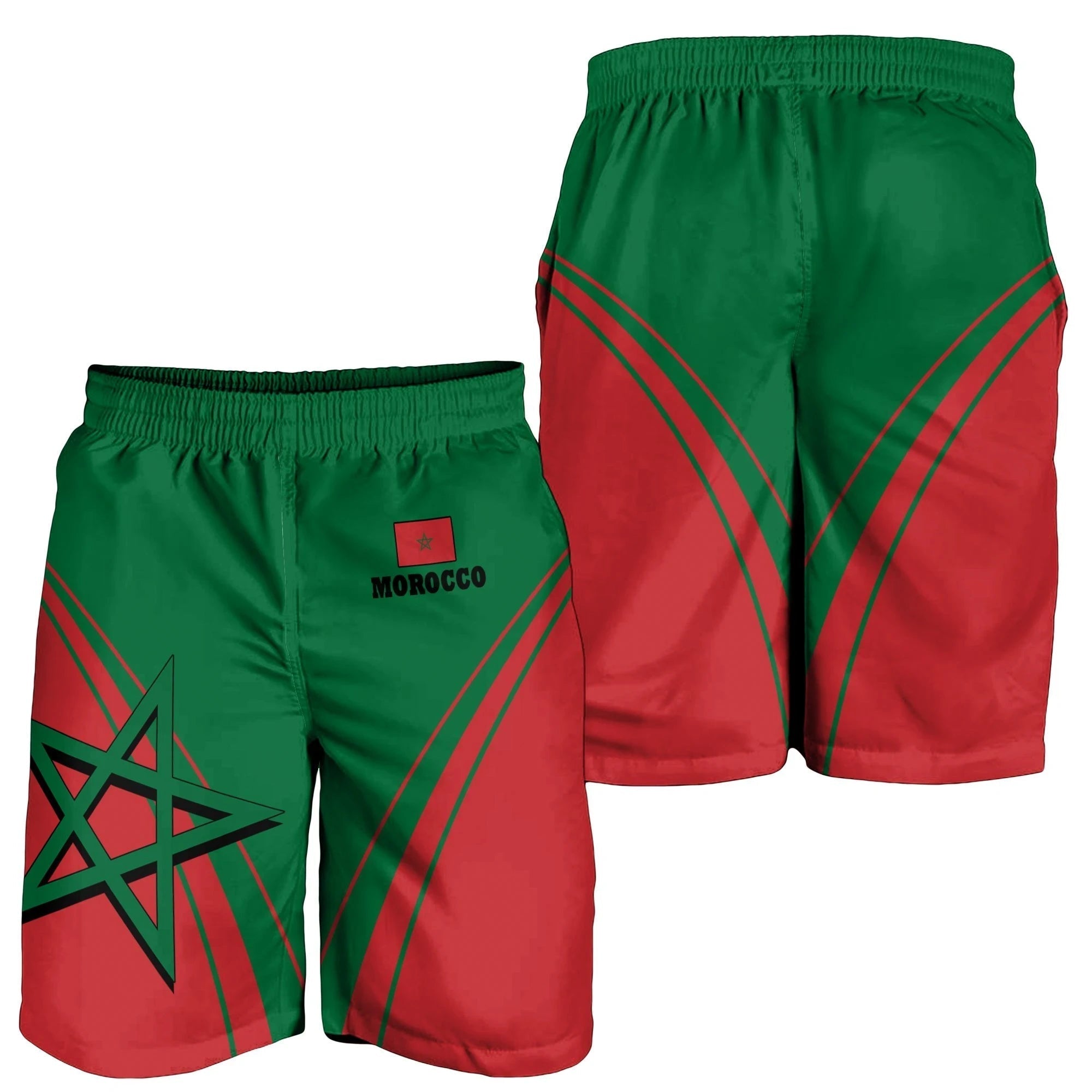 Morocco Men's Shorts Moroccan Pride RLT7