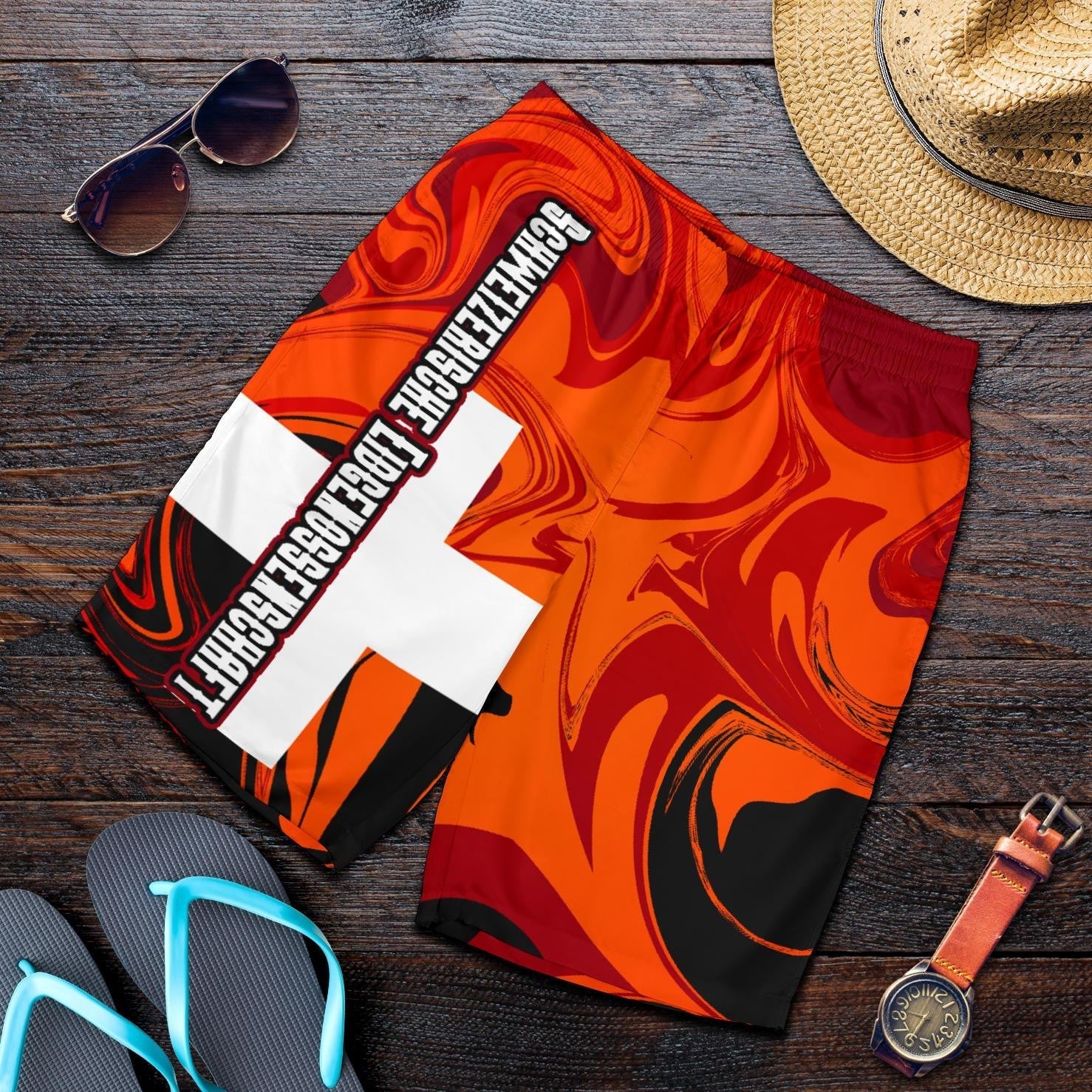 Switzerland Men's Shorts Flame Of Switzerland RLT13