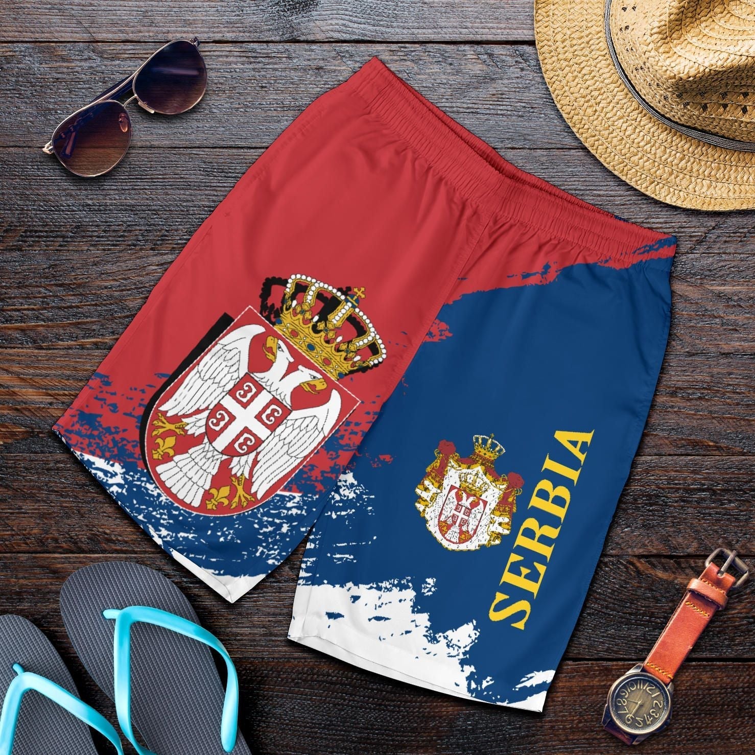 Serbia Special Men's Shorts RLT7