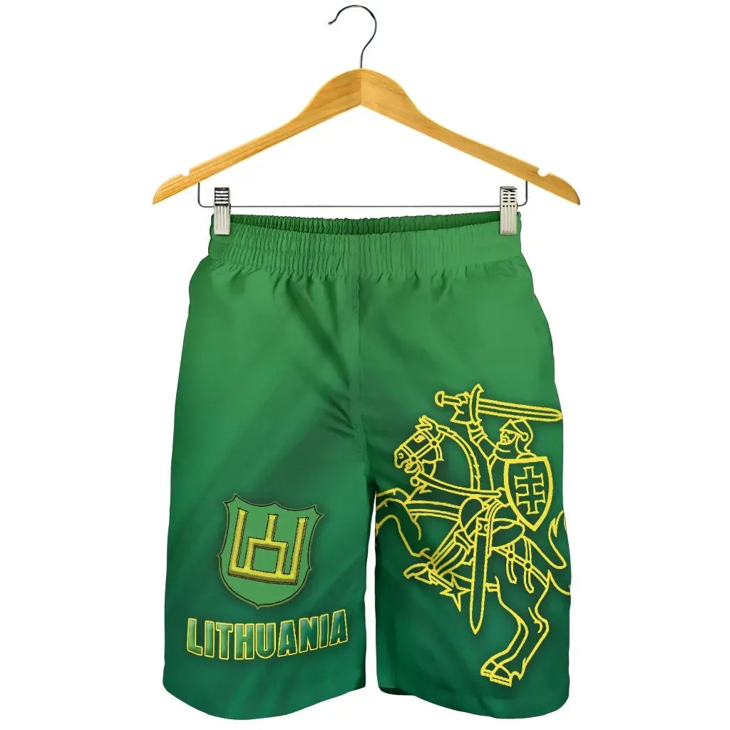 Lithuania Vytis Columns of Gediminas Men Shorts RLT6