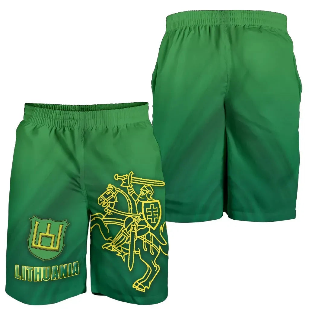 Lithuania Vytis Columns of Gediminas Men Shorts RLT6