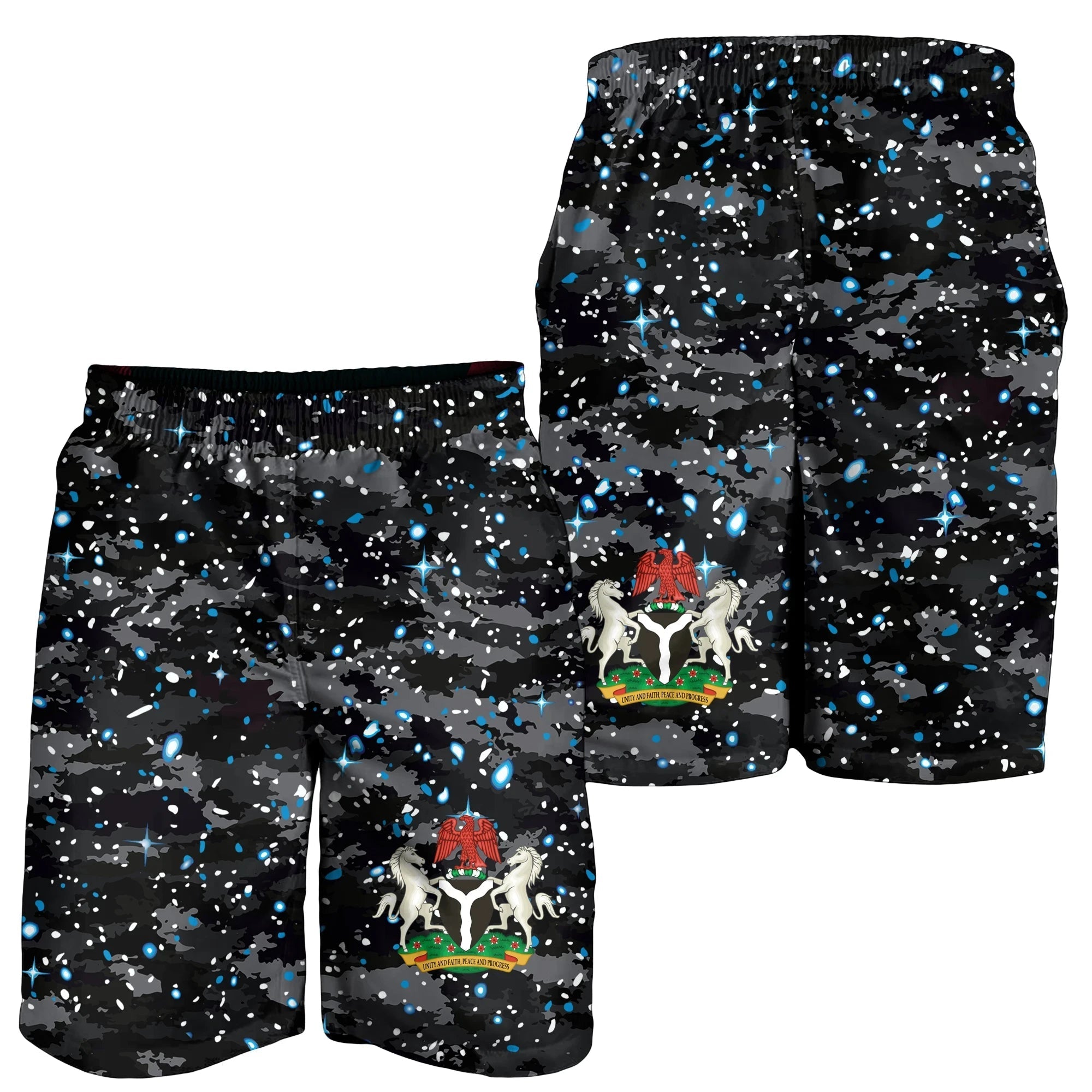 Nigeria Space Camo Shorts RLT8