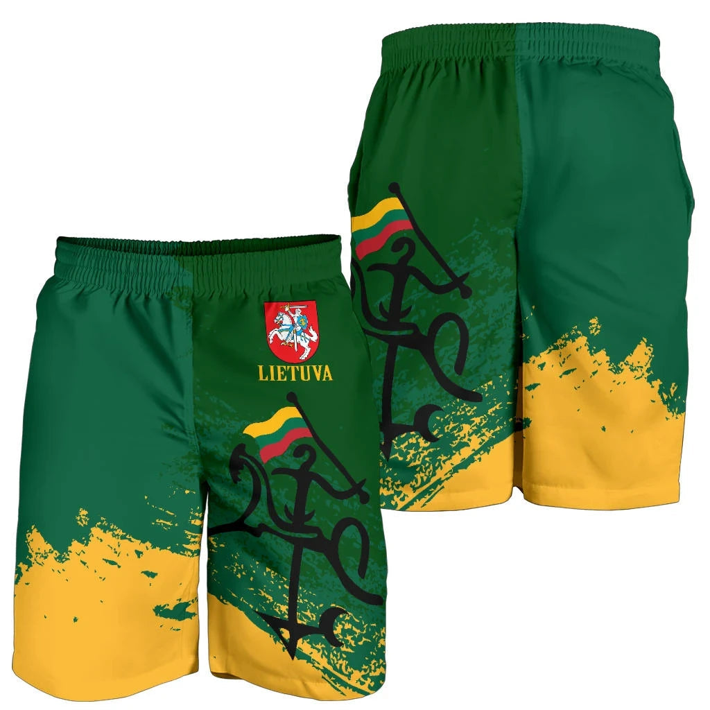 Lithuania Shorts - Lithuanian Tattoo RLT6