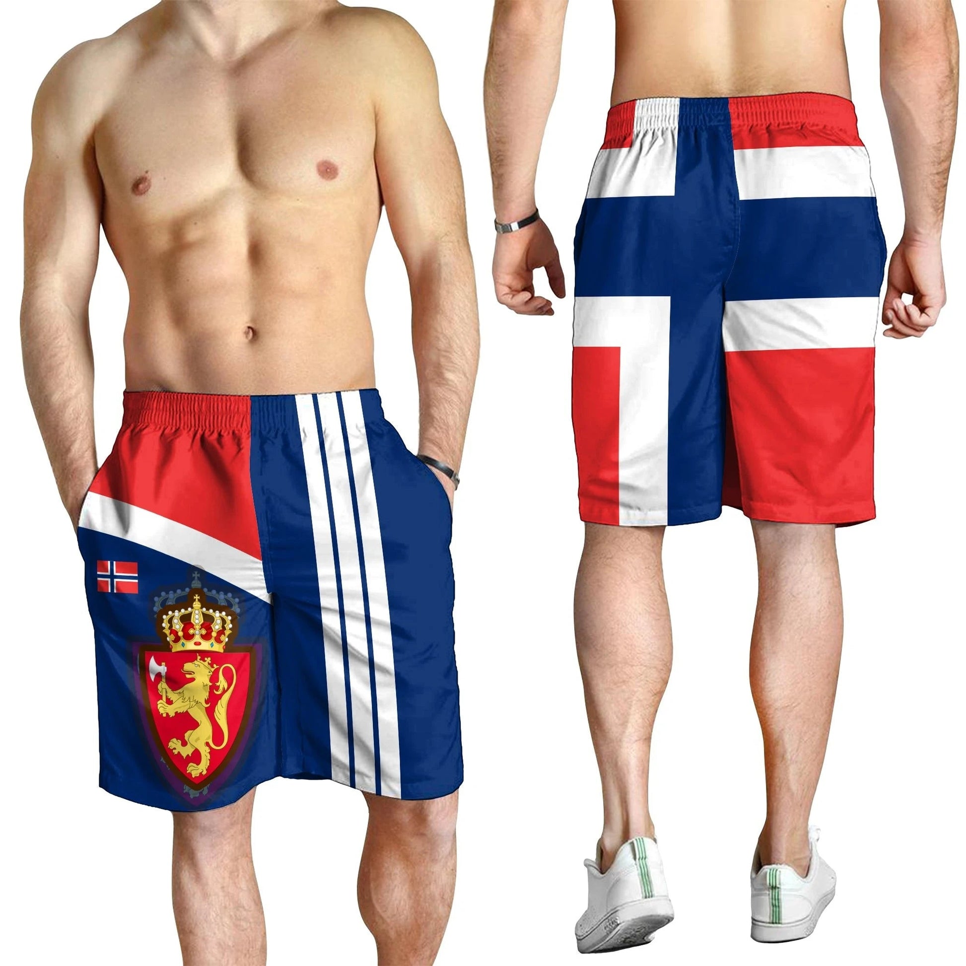 Norway Men's Shorts Flag Of Norway RLT7