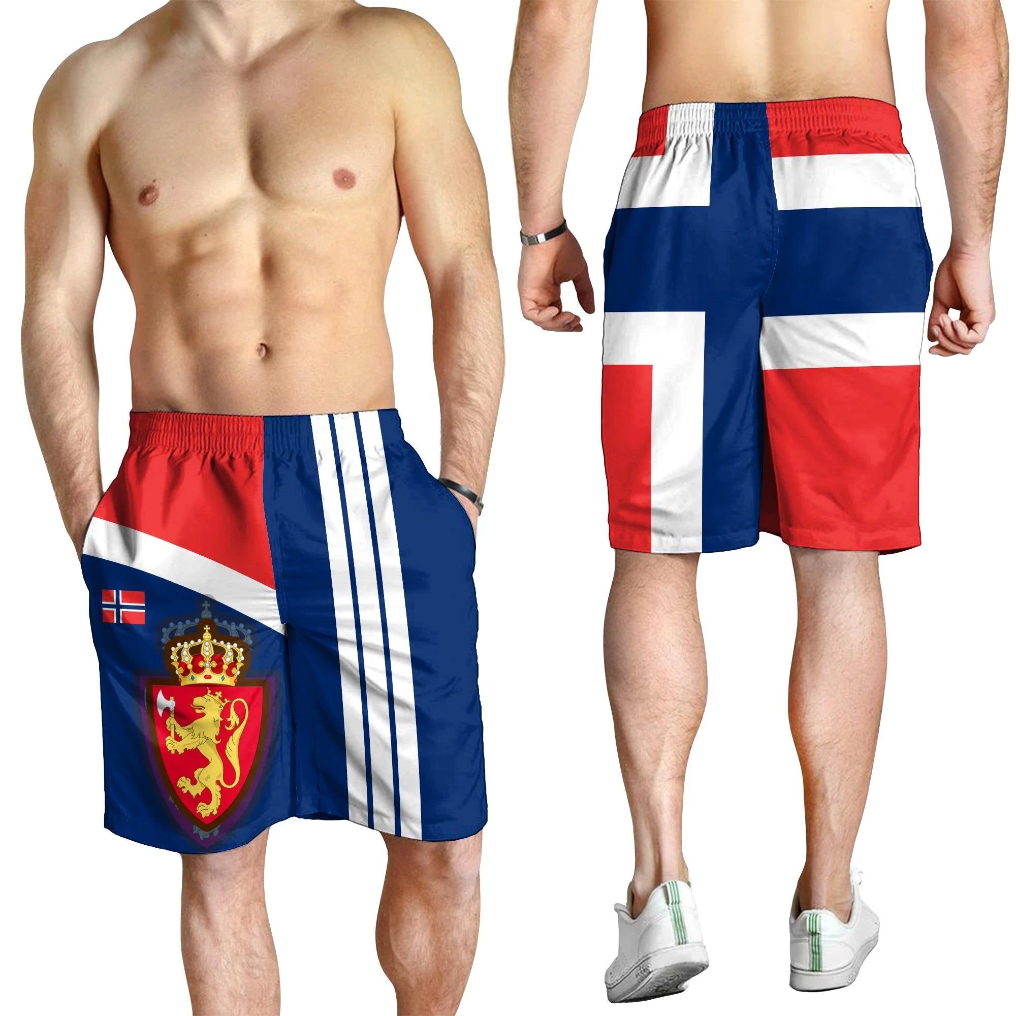 Norway Men's Shorts Flag Of Norway RLT7