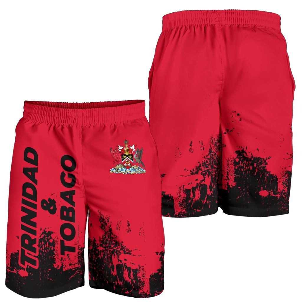 Trinidad and Tobago Men Shorts Smudge Style RLT6