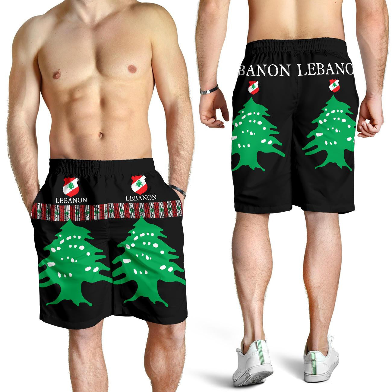Lebanon - United All Over Print Men's Shorts RLT6