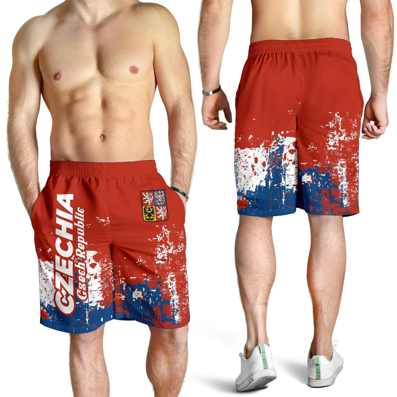 Czech Republic Men Short - Smudge Style RLT13