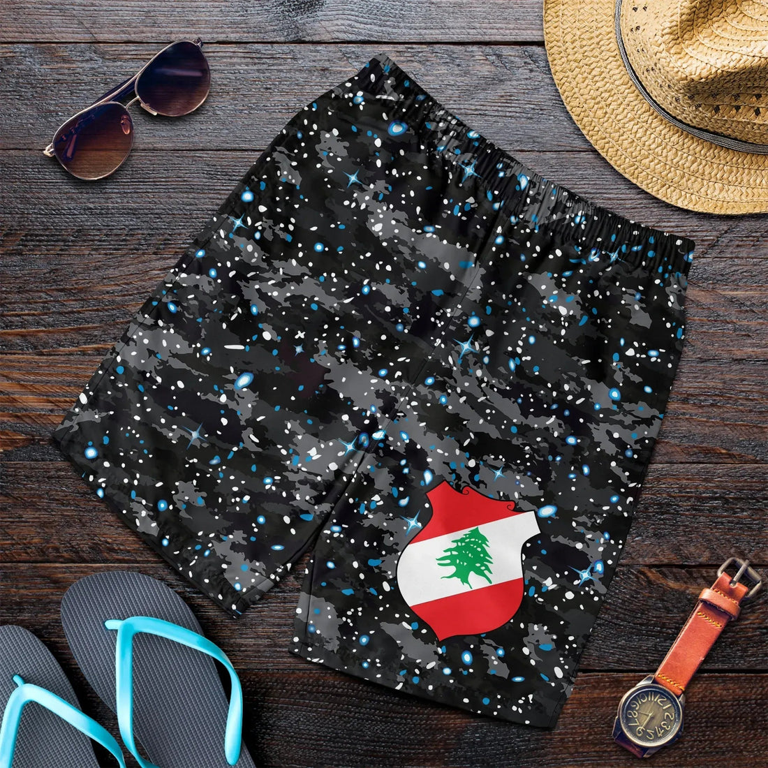 Lebanon Space Camo Shorts RLT6