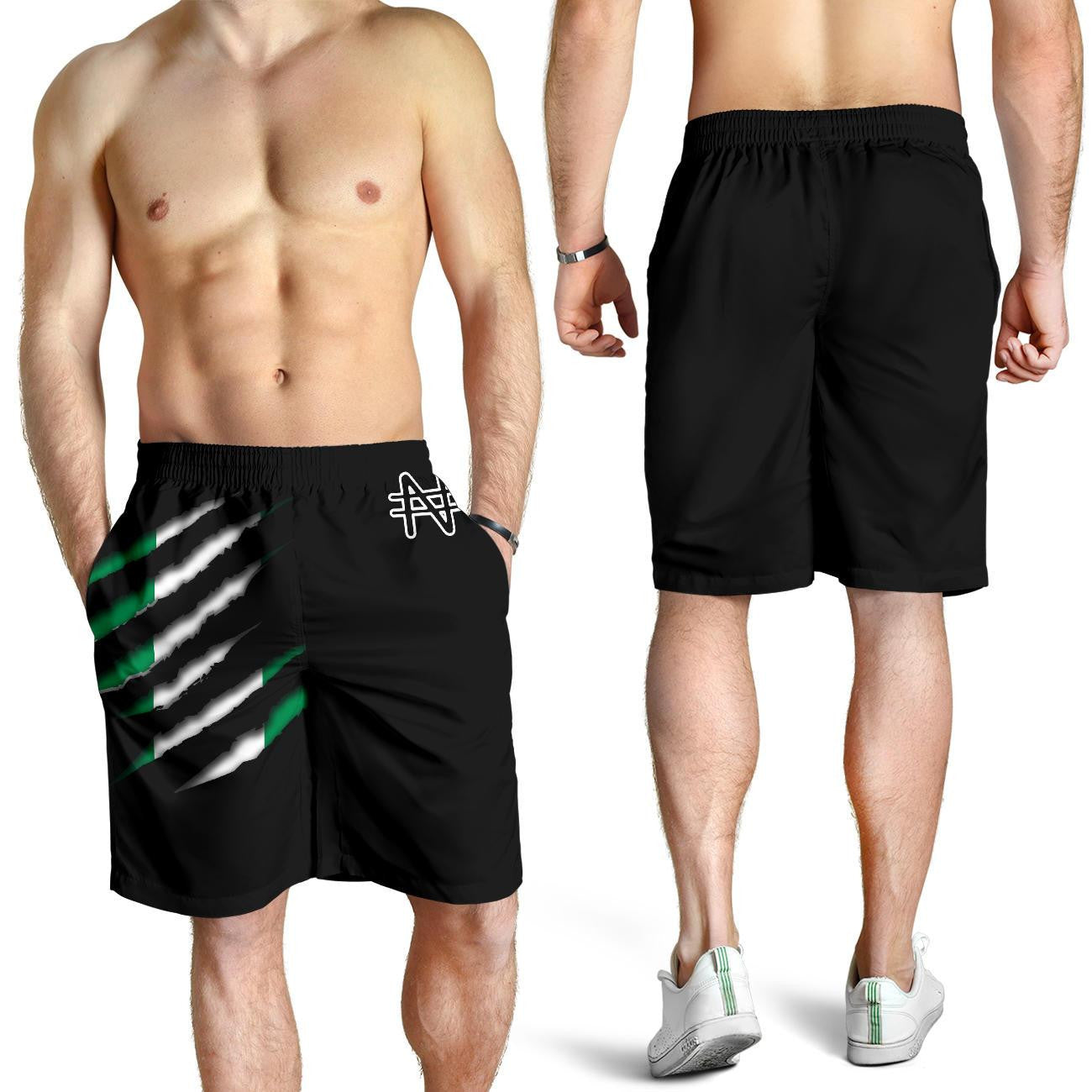 Nigeria All Over Print Mens Shorts Inside Me RLT8