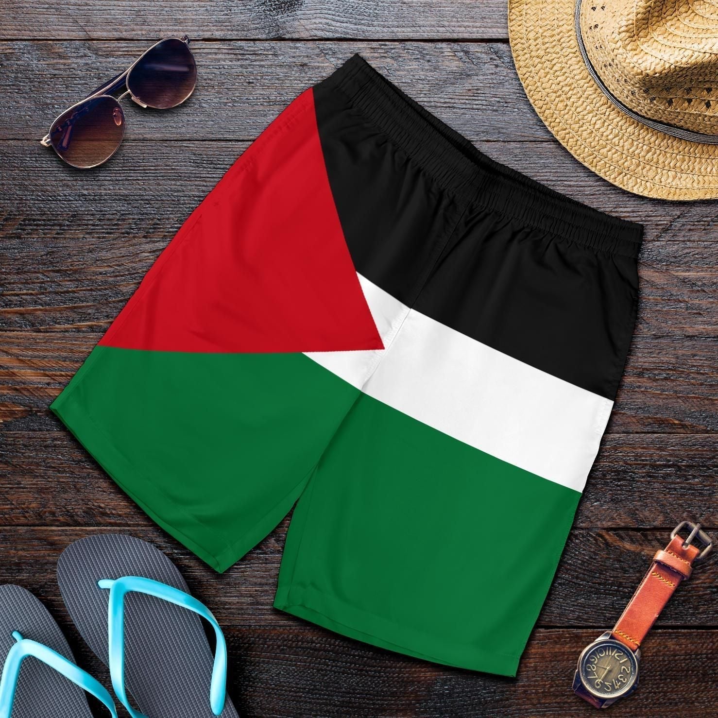 State of Palestine Shorts Original Flag RLT13