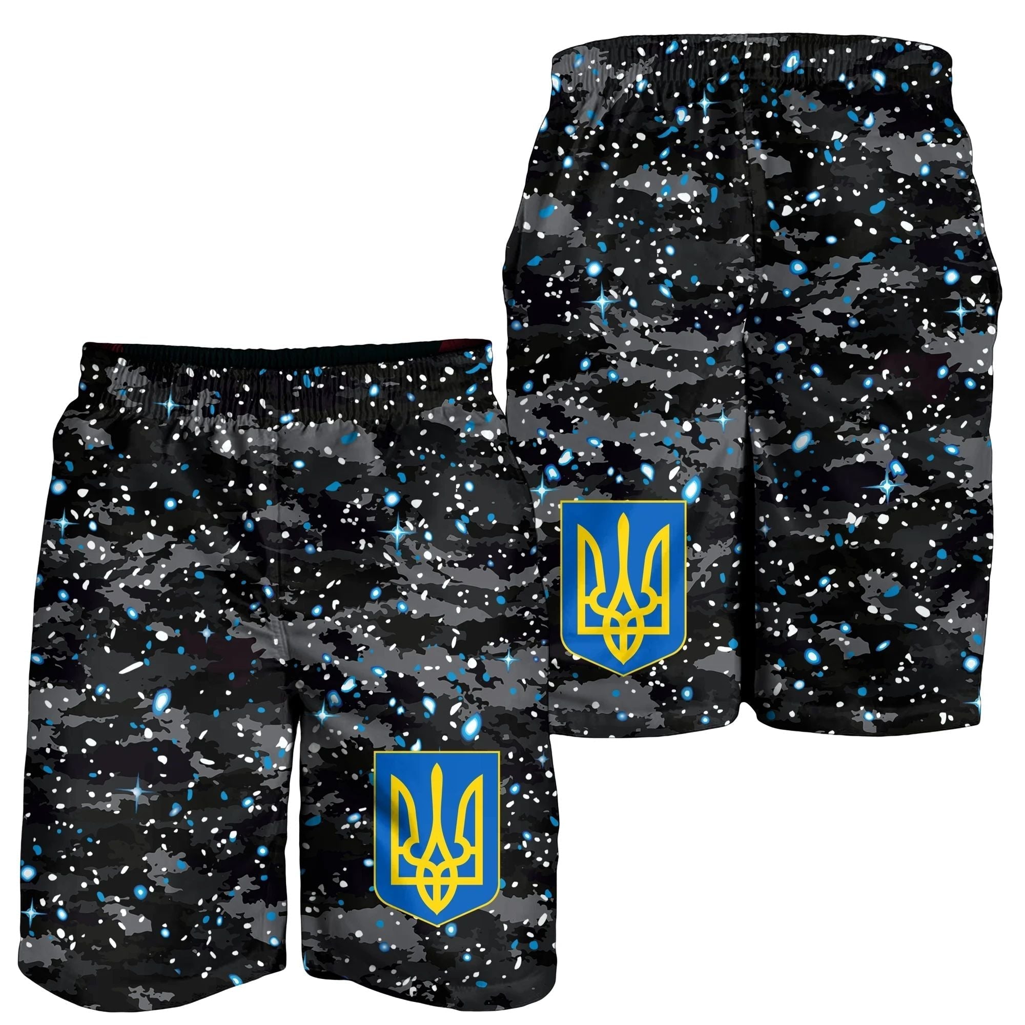 Ukraine Space Camo Shorts RLT7