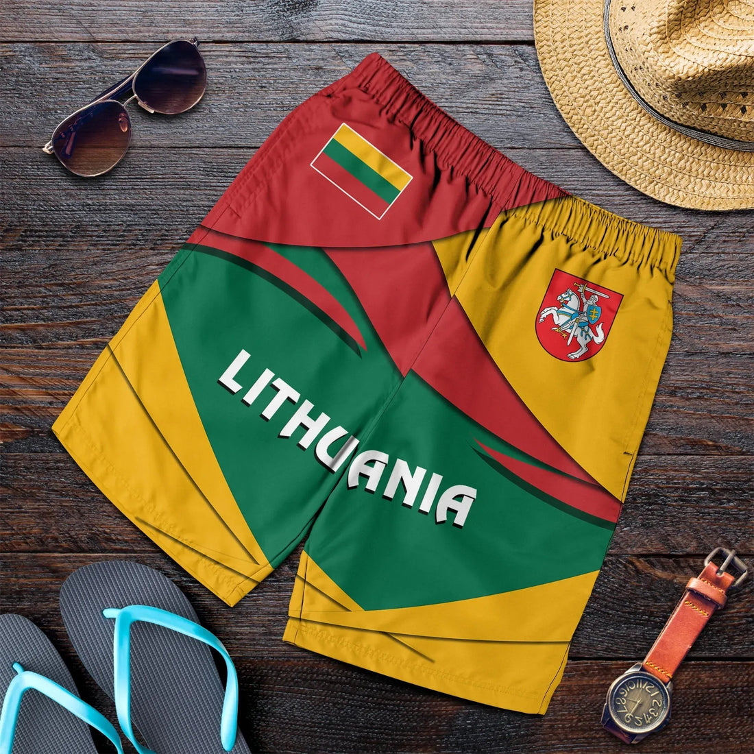 Lithuania Men's Shorts - Lithuania Pride RLT6