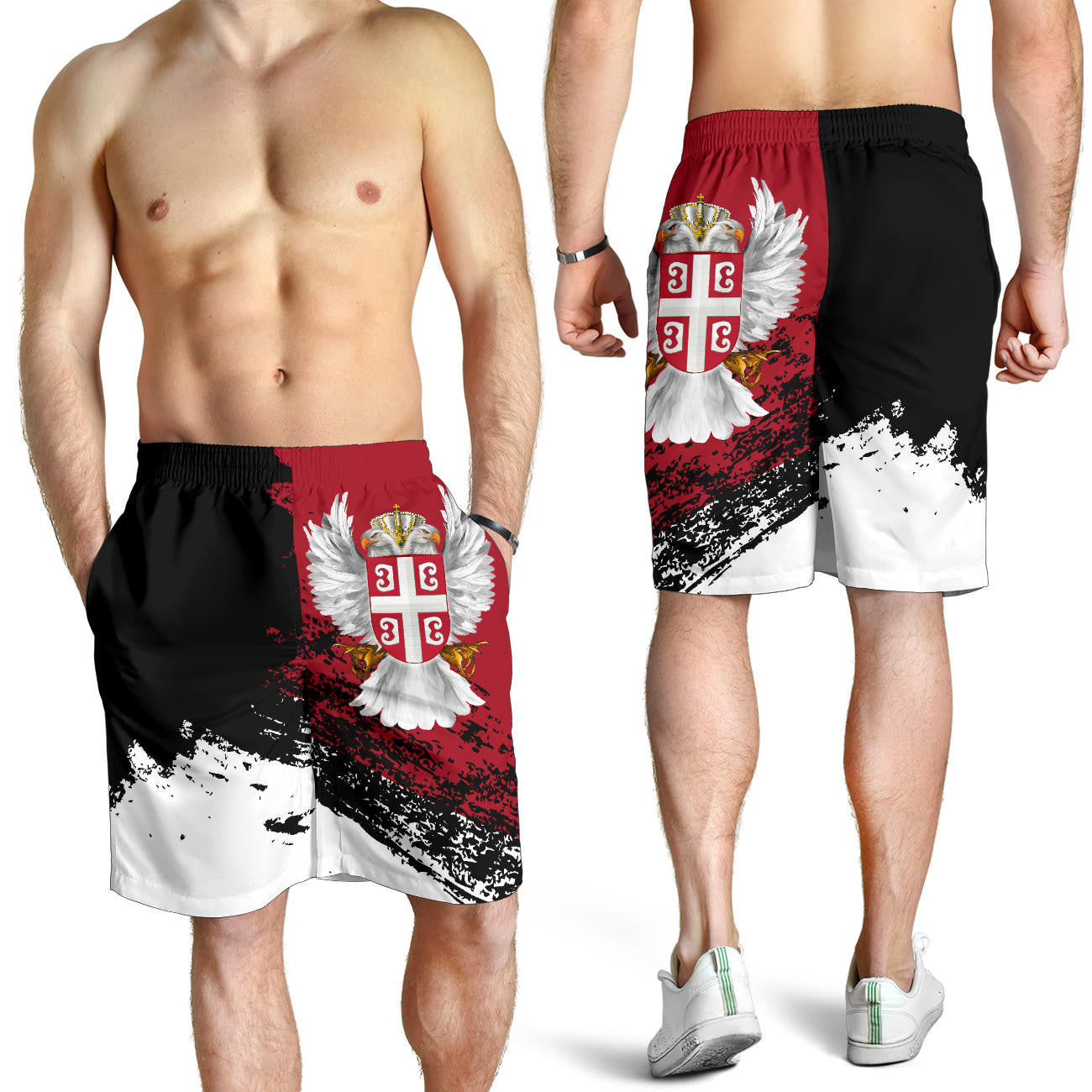 Serbia Shorts Serbian White Eagle RLT7