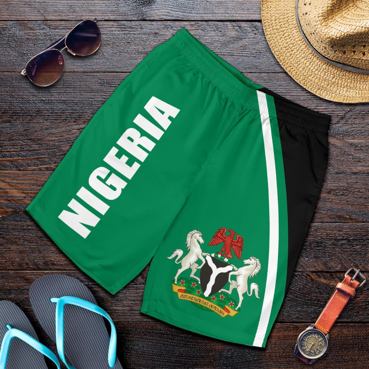 Nigeria Mens Shorts Curve Version RLT8