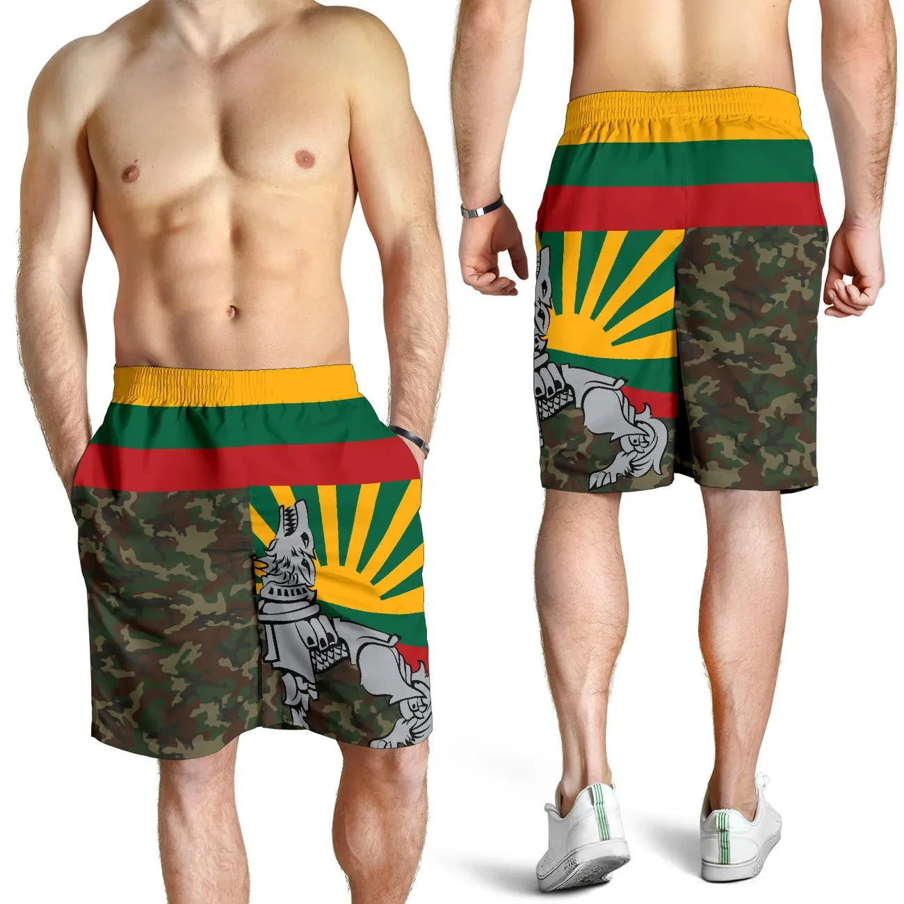 Lithuania Shorts Iron Wolf RLT6