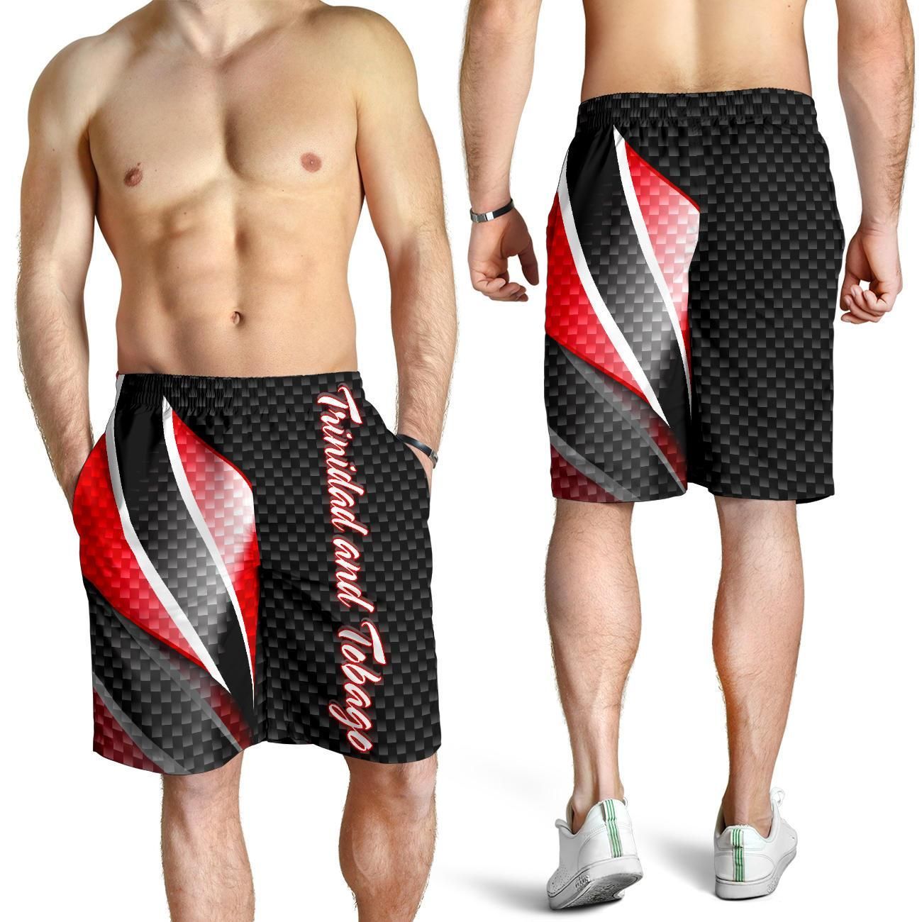 Trinidad and Tobago Men's Shorts Trinidad and Tobago Flag RLT6