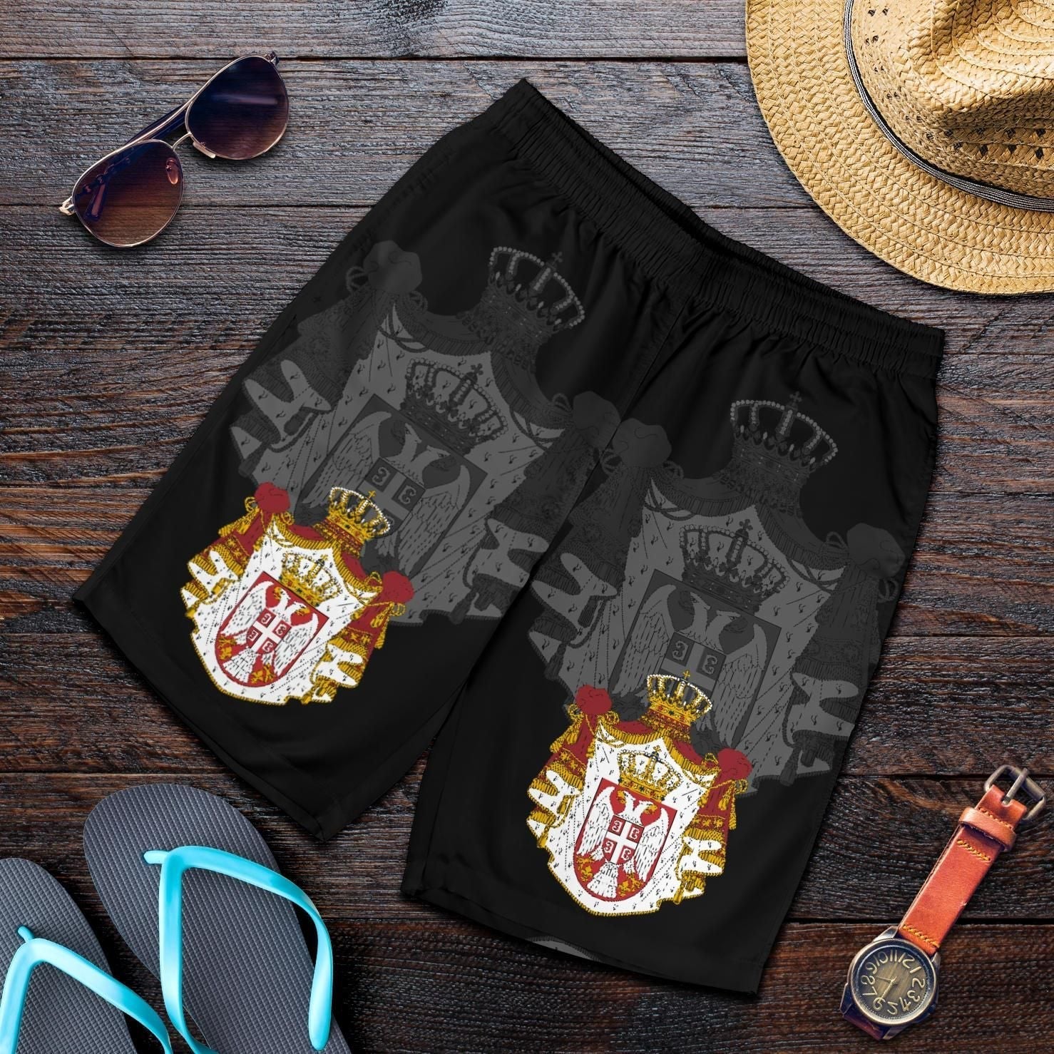 Serbia Shorts Premium Quality RLT7