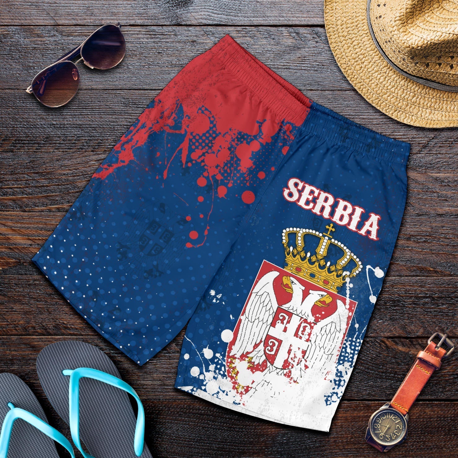 Serbia Men's Shorts The Great Serbia Original RLT7