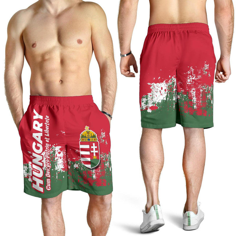 Hungary Mens Shorts - Smudge Style RLT8