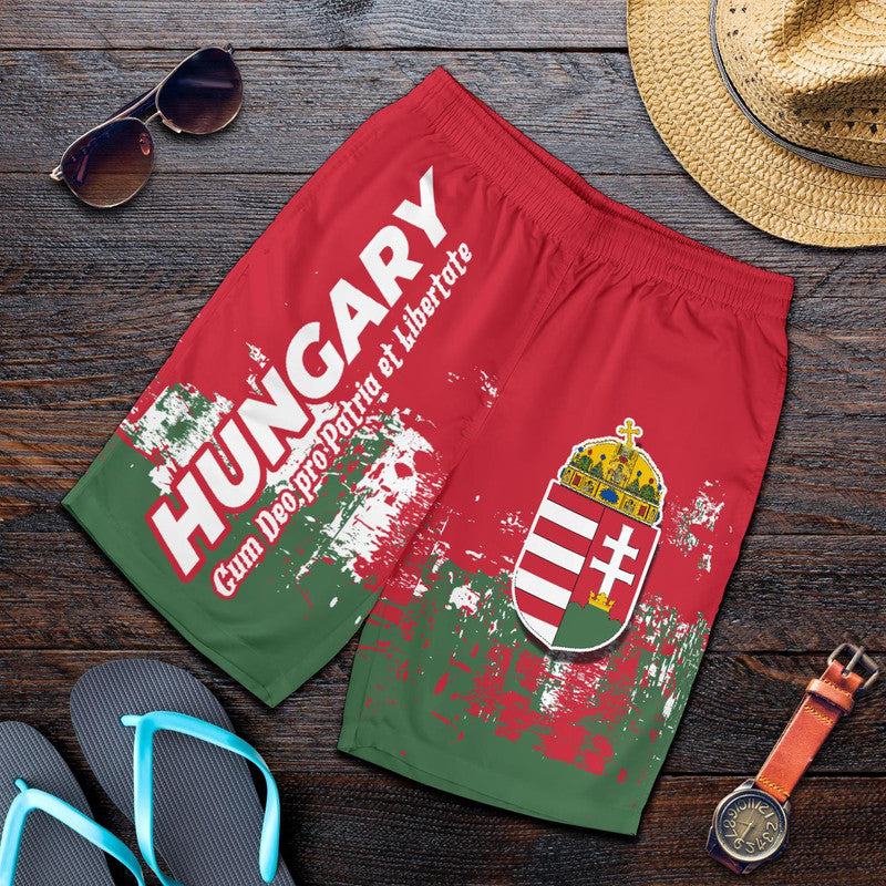 Hungary Mens Shorts - Smudge Style RLT8