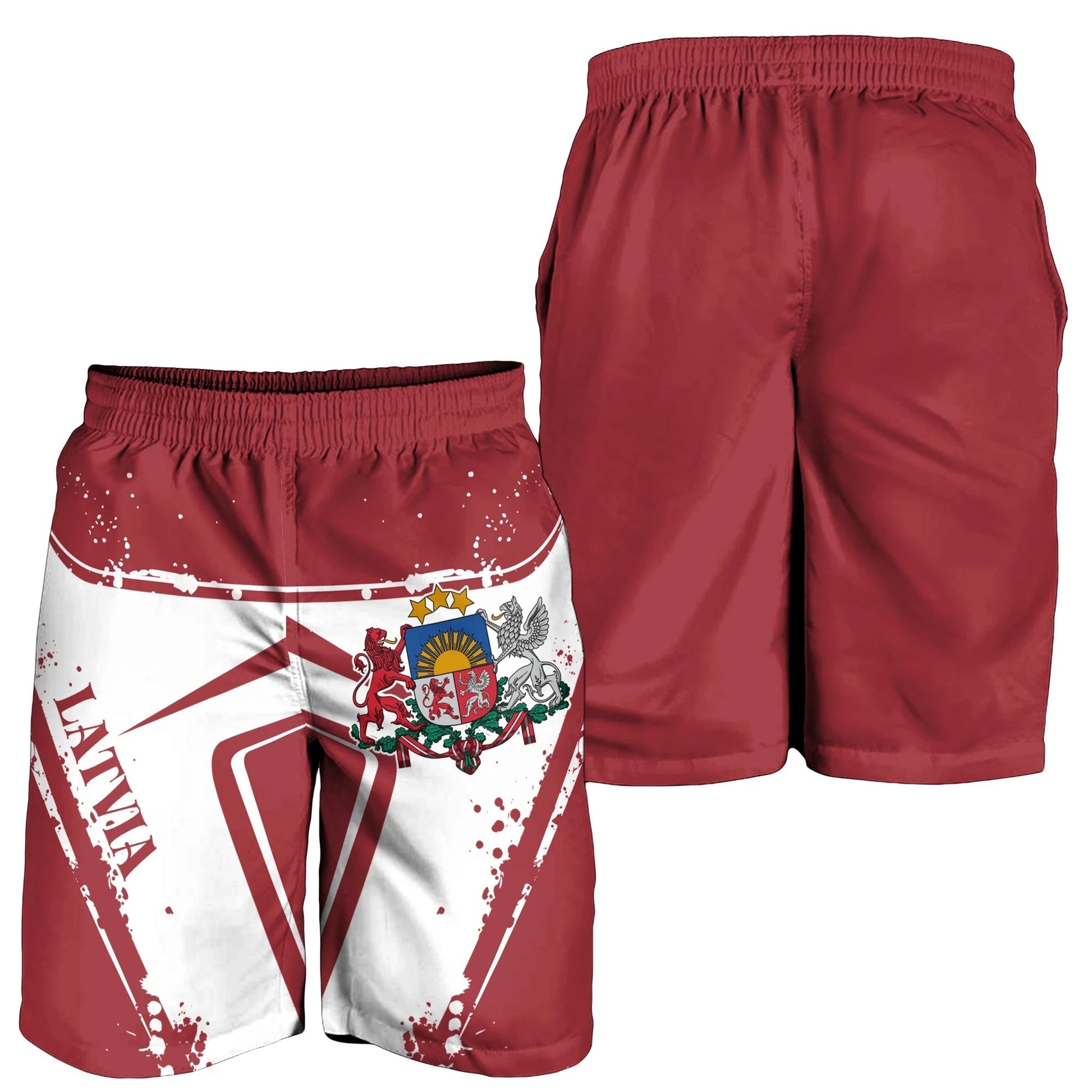 Latvia Men's Shorts - Latvia Pride RLT6