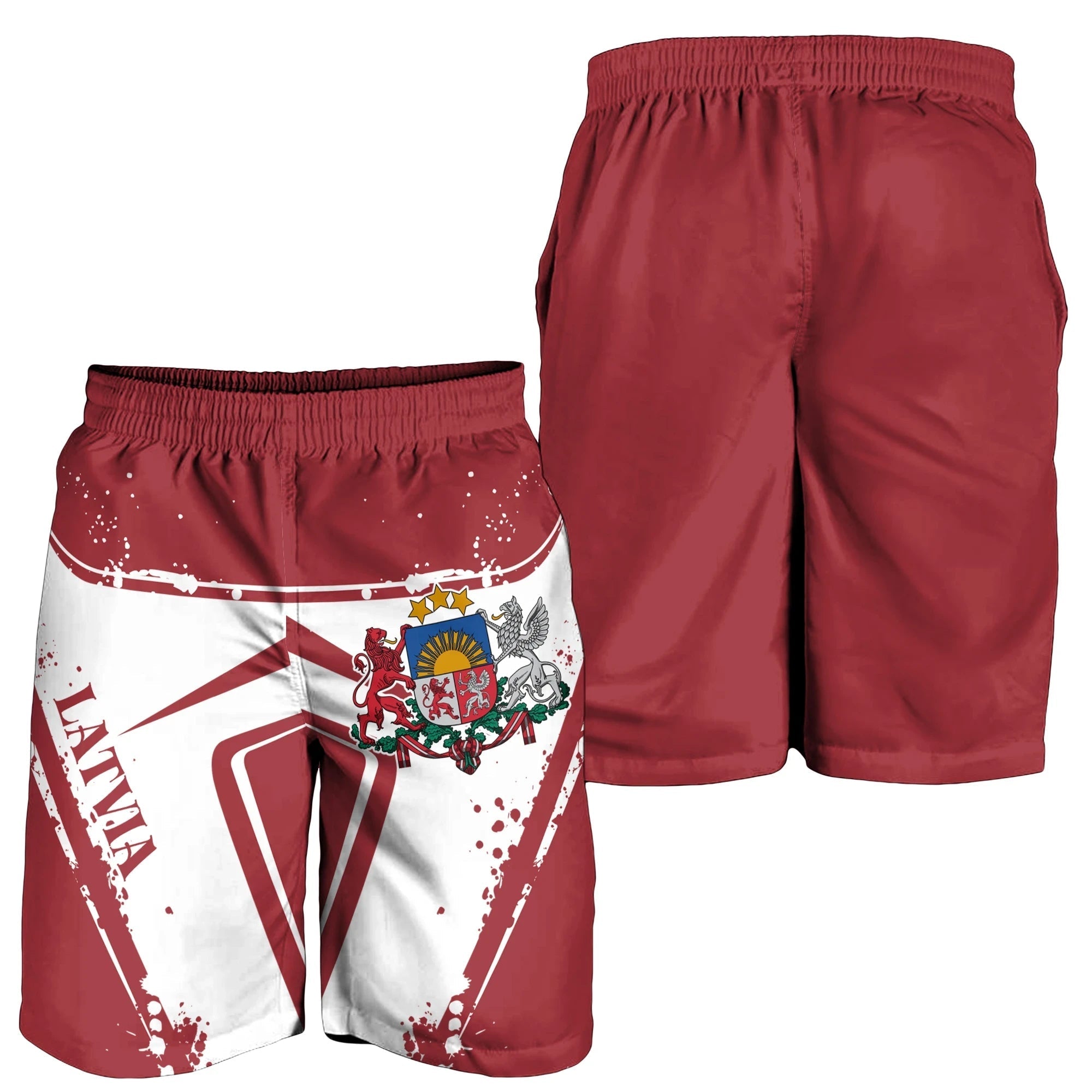 Latvia Men's Shorts - Latvia Pride RLT6