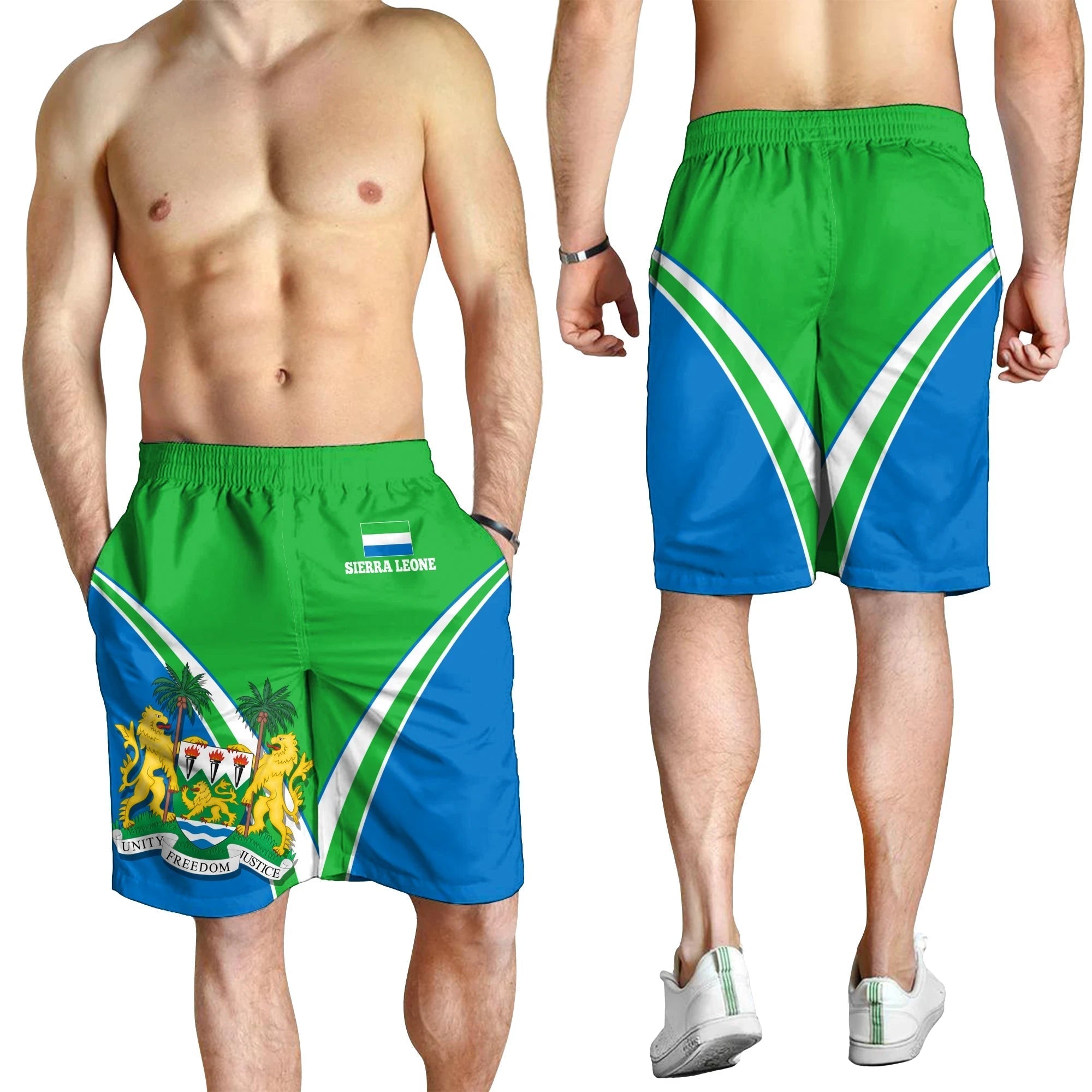 Sierra Leone Men's Shorts Sierra Leone Pride RLT7