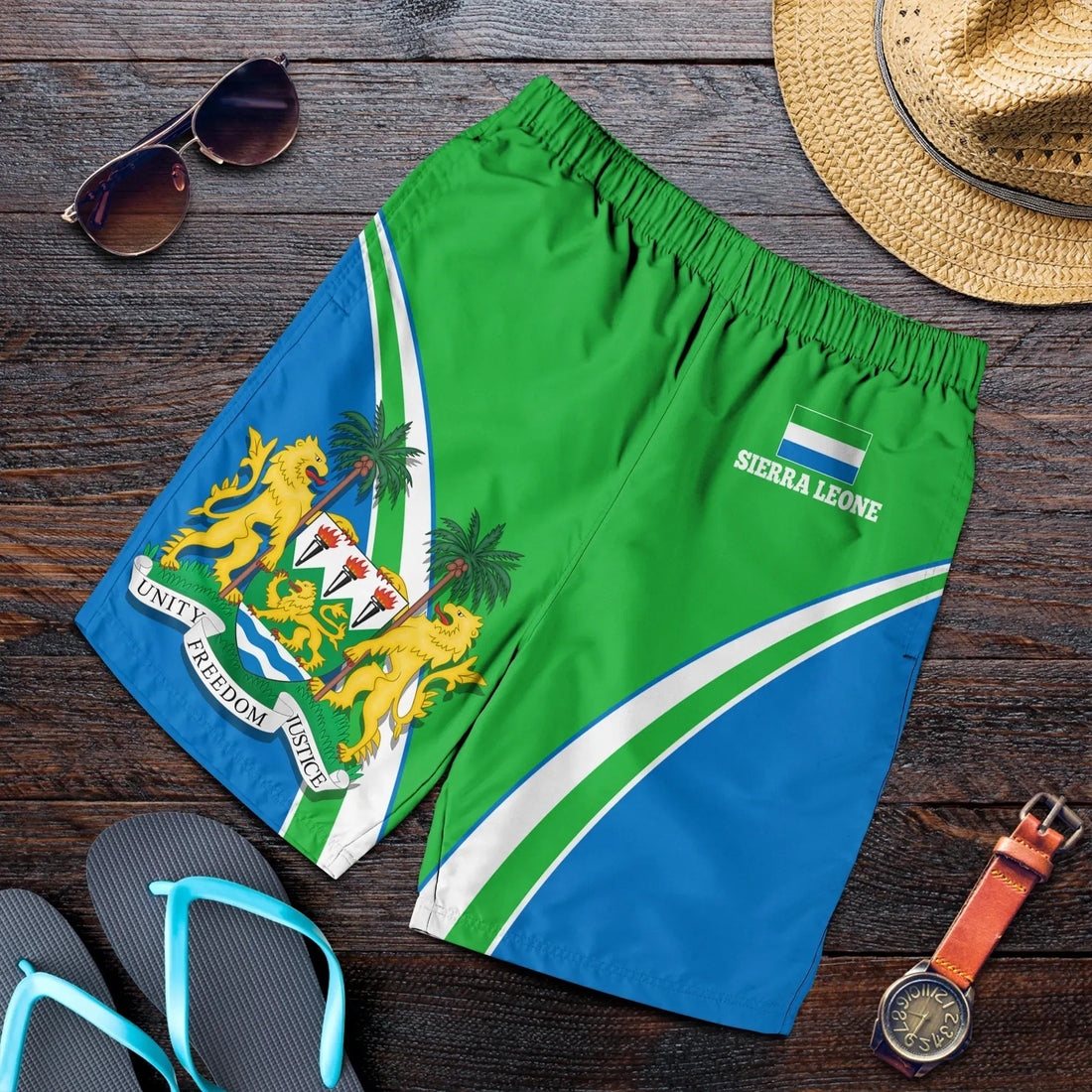 Sierra Leone Men's Shorts Sierra Leone Pride RLT7