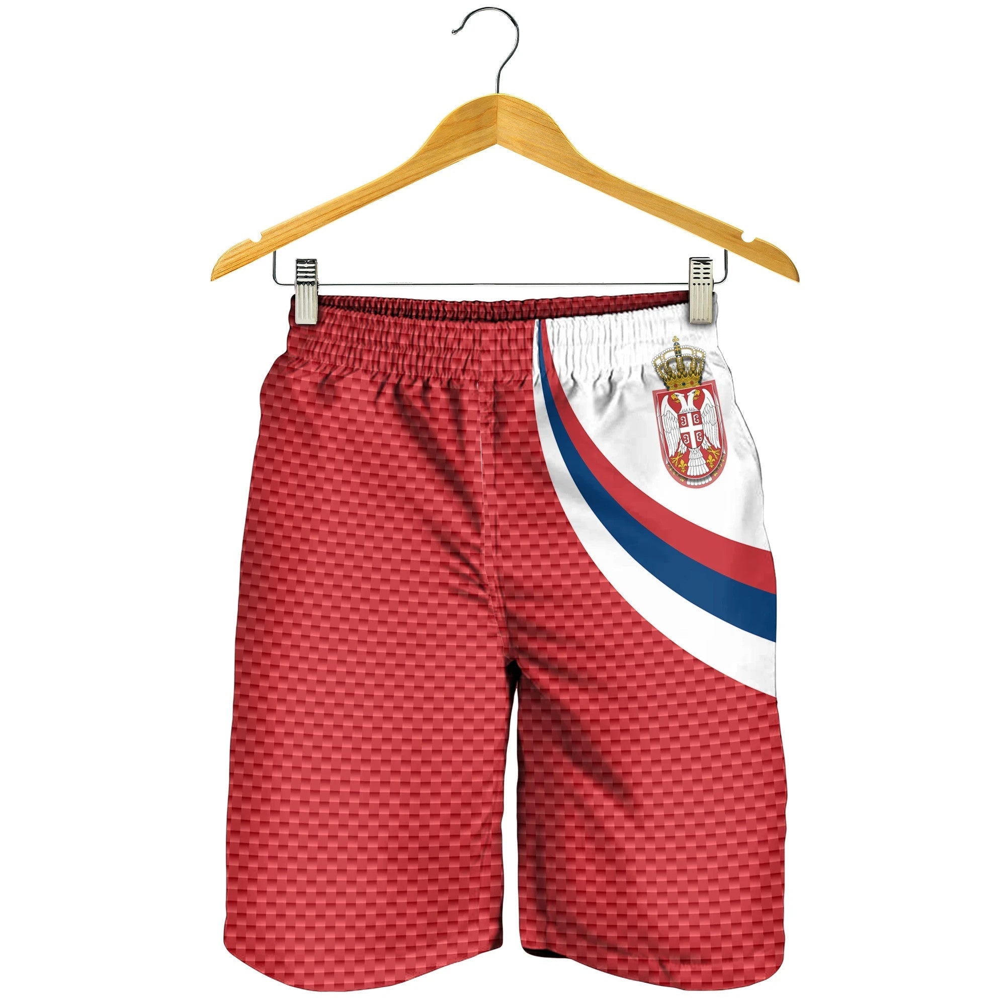 Serbia Men's Shorts Serbia Flag Red RLT7