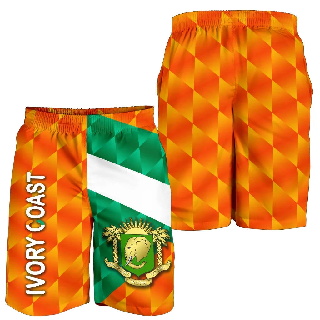 Ivory Coast Men Shorts Sporty Style RLT7