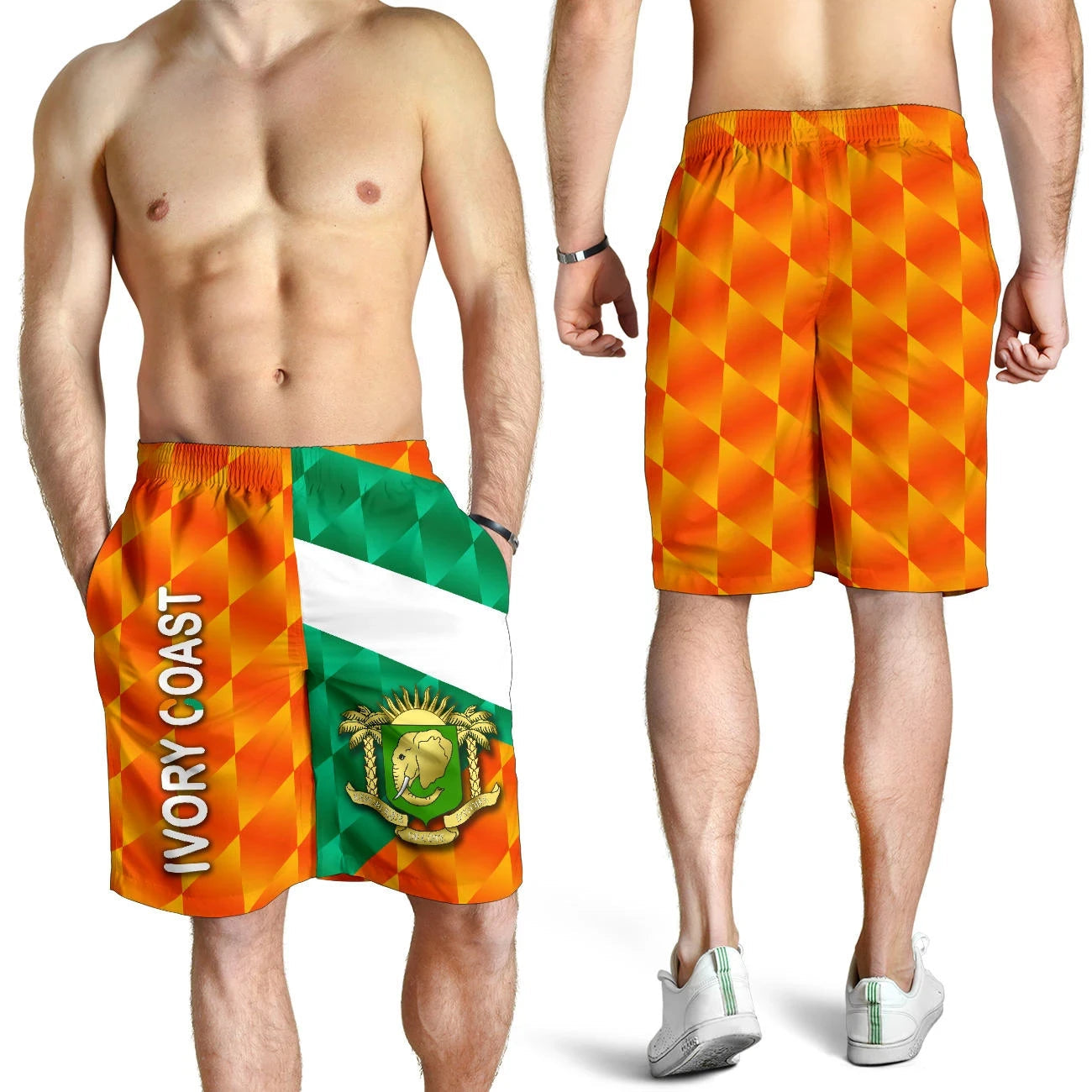 Ivory Coast Men Shorts Sporty Style RLT7