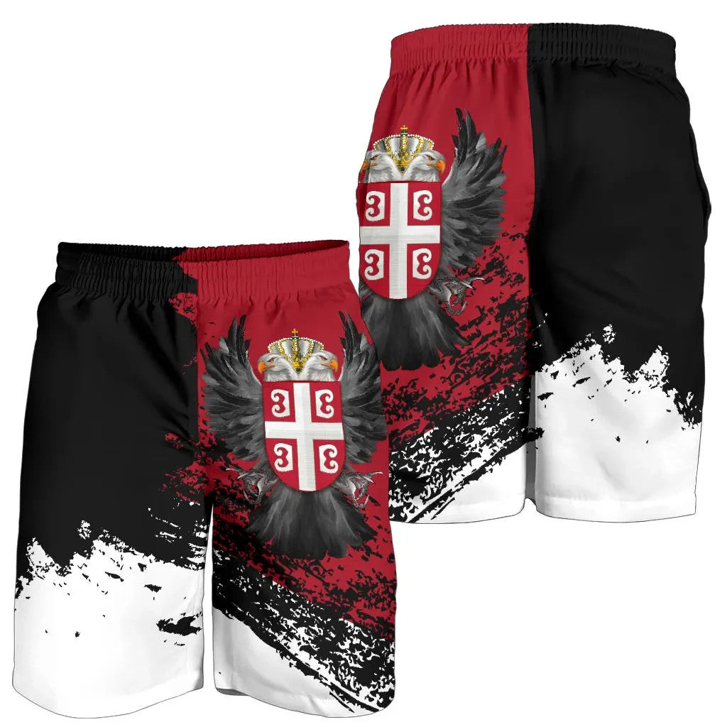 Serbia Shorts Serbian Eagle Tattoo Ver 02 RLT7