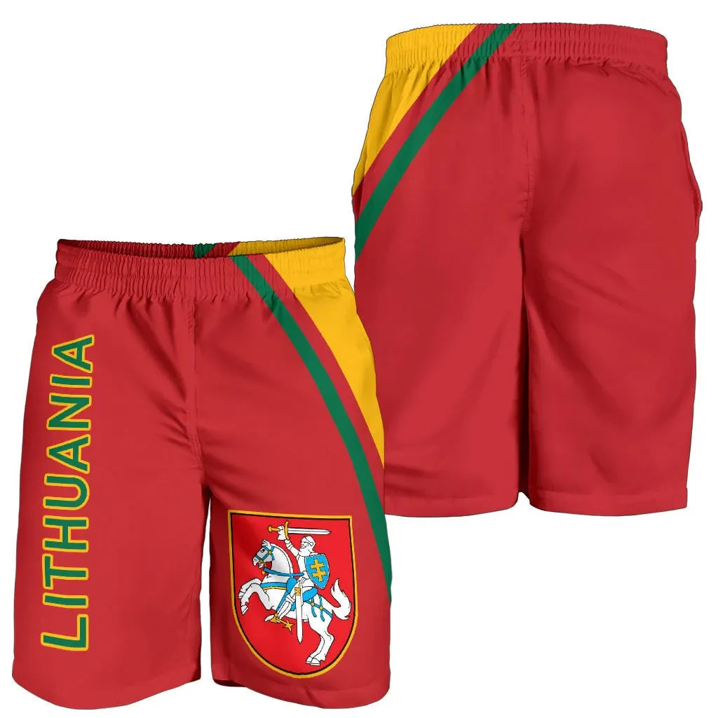 Lithuania Men's Shorts - Curve Version01 RLT6