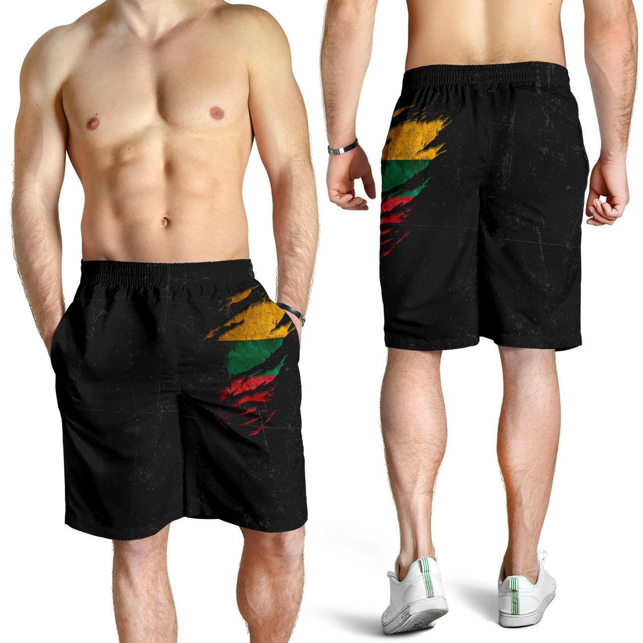 Lithuania in Me Men's Shorts - Special Grunge Style RLT6