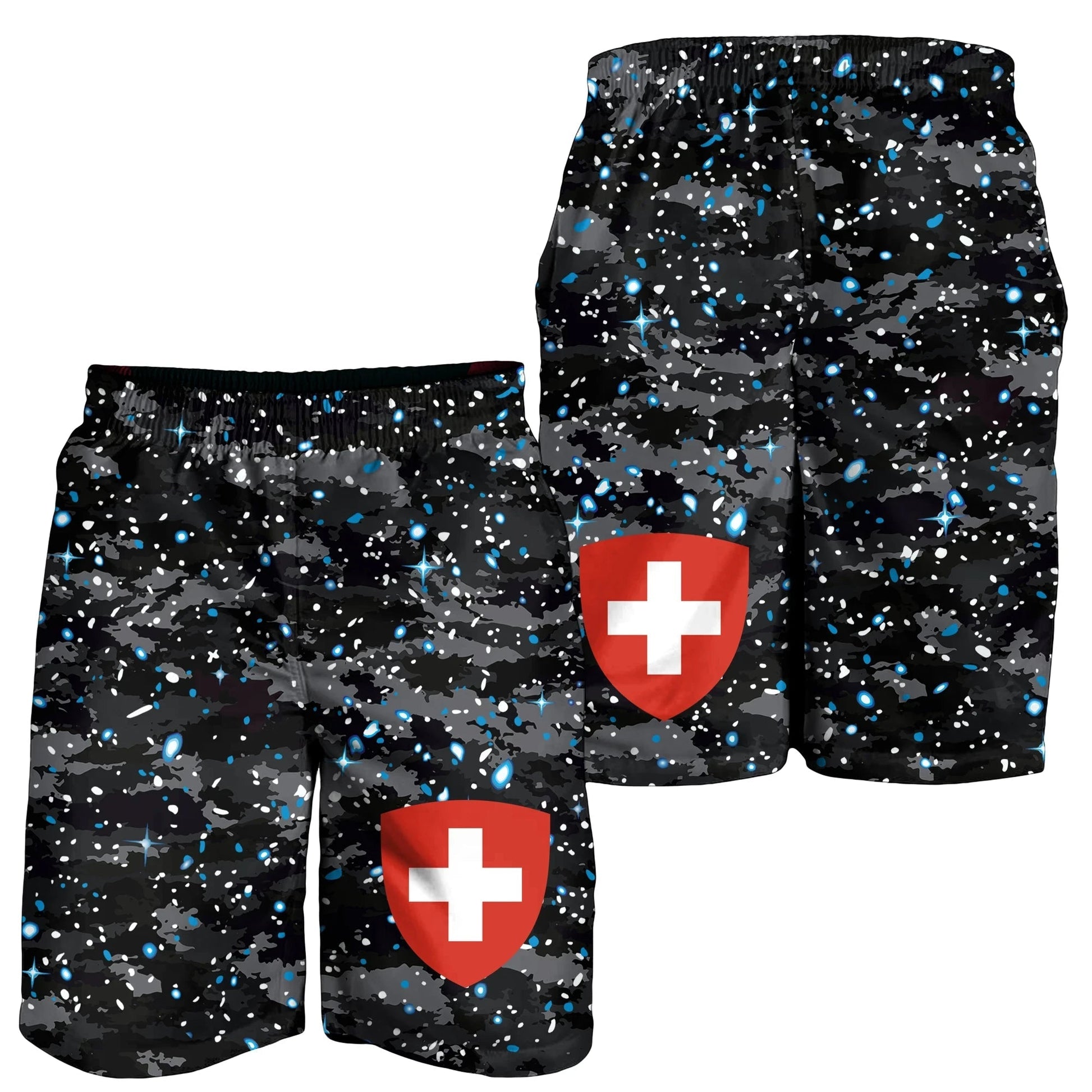 Switzerland Space Camo Shorts RLT13