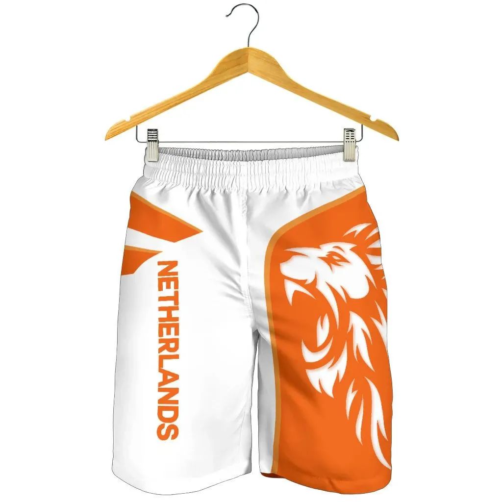 Netherlands Shorts Men Netherlands Coat Of Arms Lion RLT7