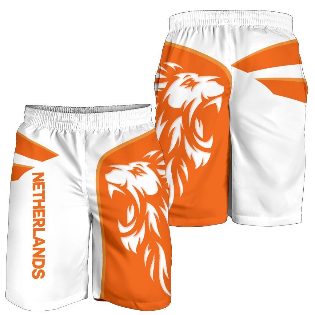 Netherlands Shorts Men Netherlands Coat Of Arms Lion RLT7