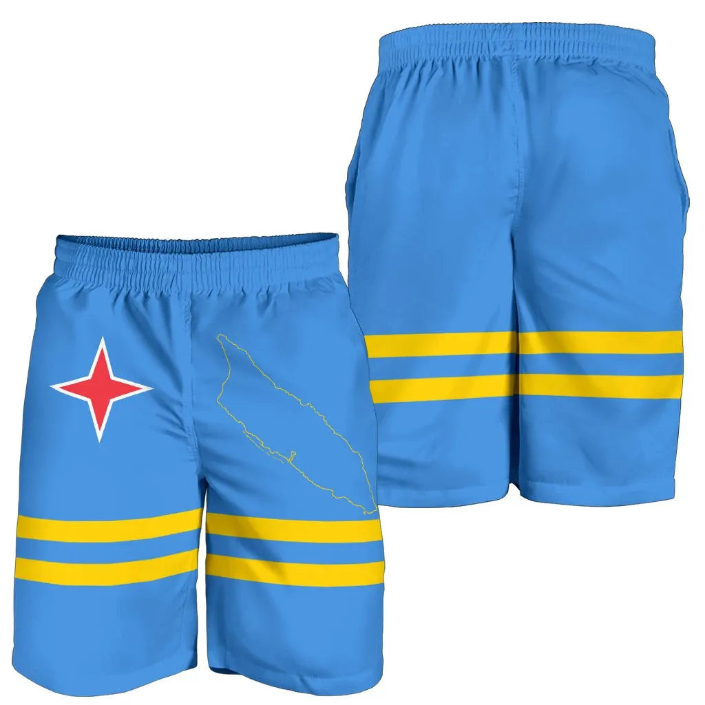 Aruba Men's Shorts Flag RLT7