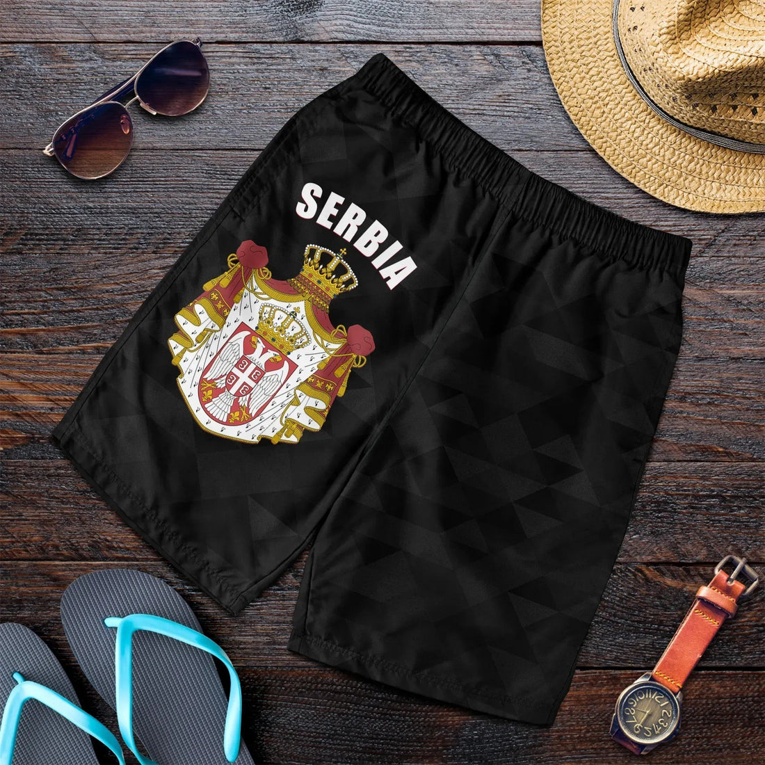Serbia Men's Shorts Serbian Is Me Ver02 RLT7