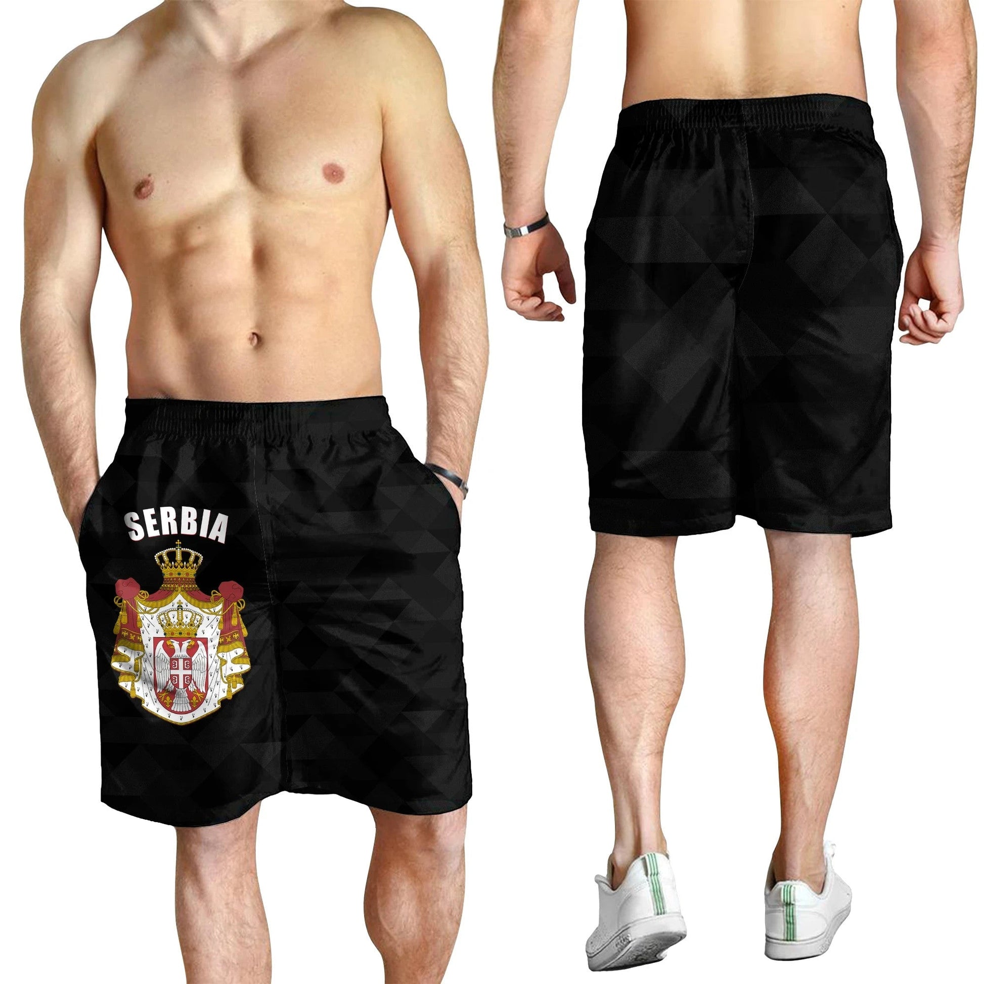 Serbia Men's Shorts Serbian Is Me Ver02 RLT7