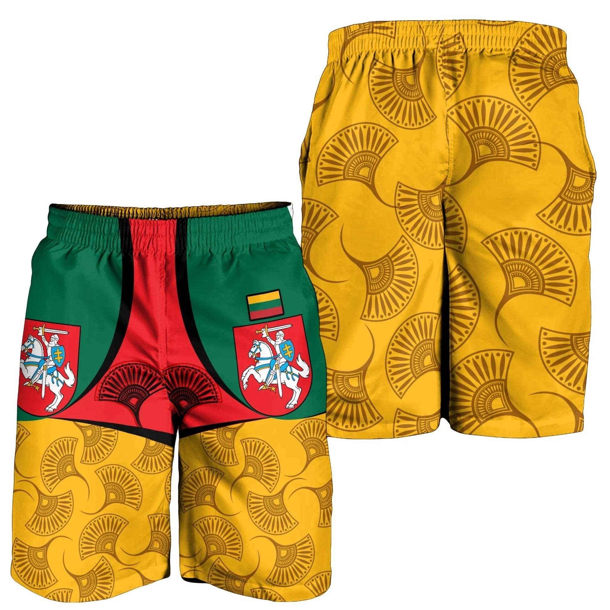 Lithuania Men's Shorts - Flag of Lithuania RLT6