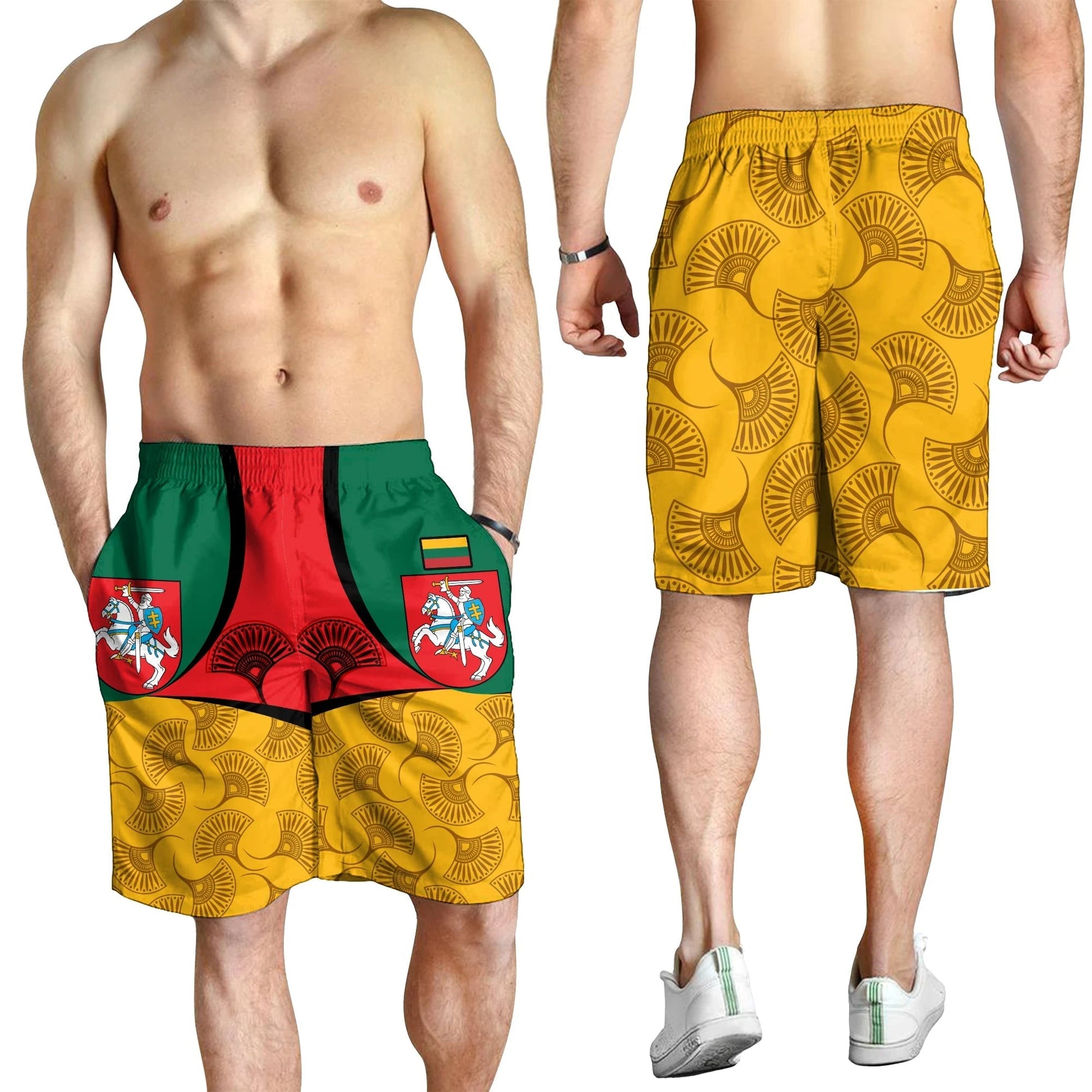 Lithuania Men's Shorts - Flag of Lithuania RLT6