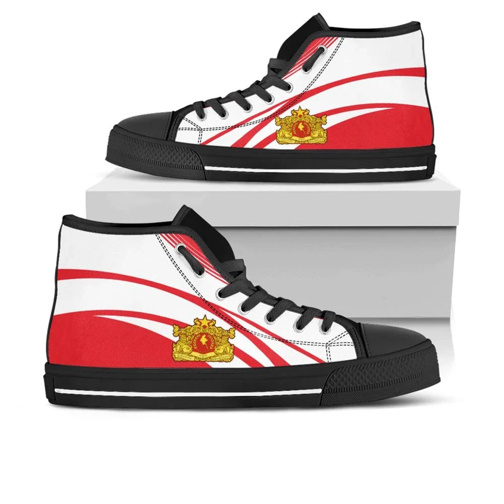 Myanmar Coat Of Arms Hight Top Cricket RLT7