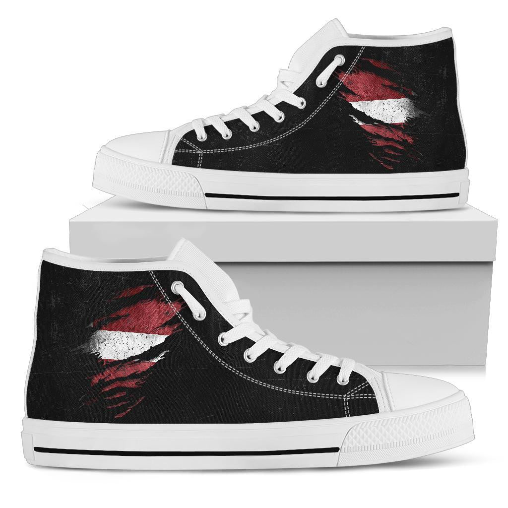 Latvia In Me High Top Shoes - Special Grunge Style RLT6