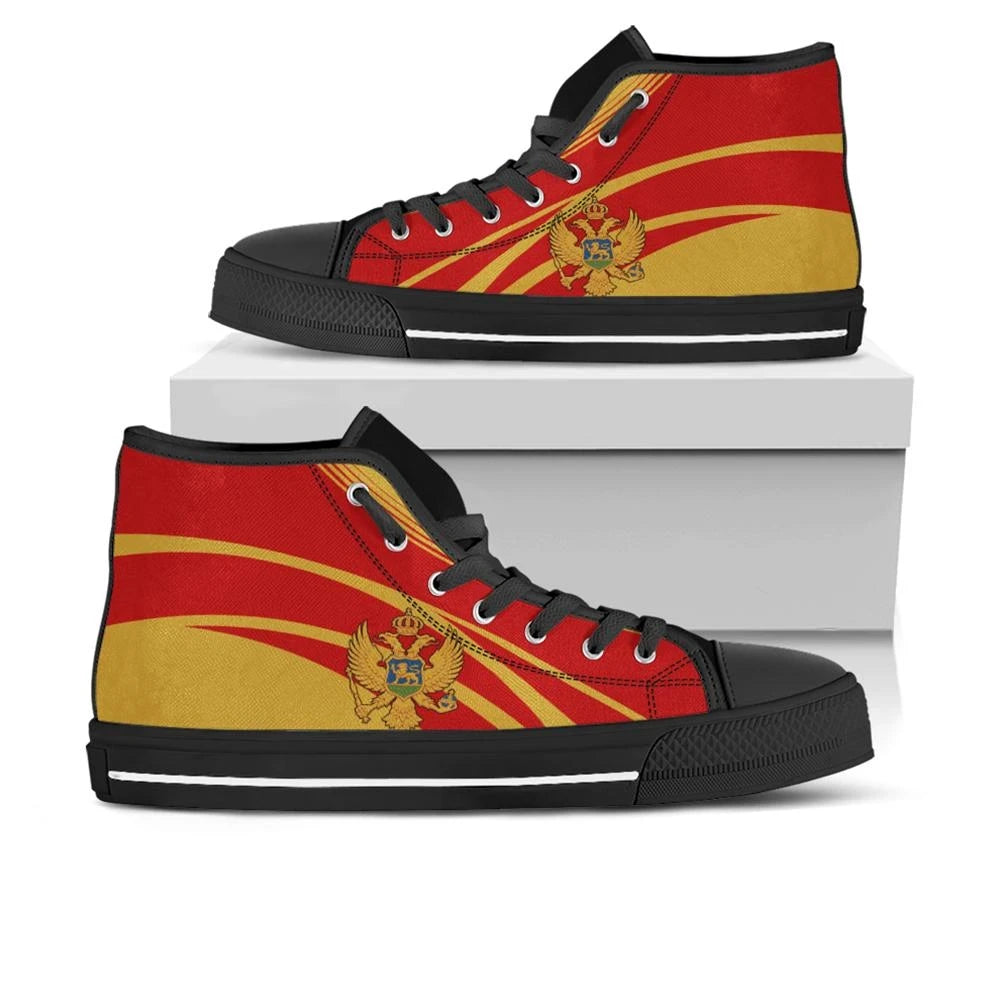 Montenegro Coat Of Arms Hight Top Cricket RLT13