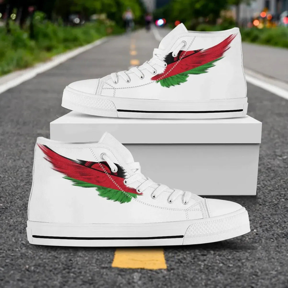 Malawi High Top Shoes Wing Flag RLT6